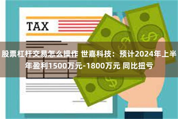 股票杠杆交易怎么操作 世嘉科技：预计2024年上半年盈利1500万元-1800万元 同比扭亏